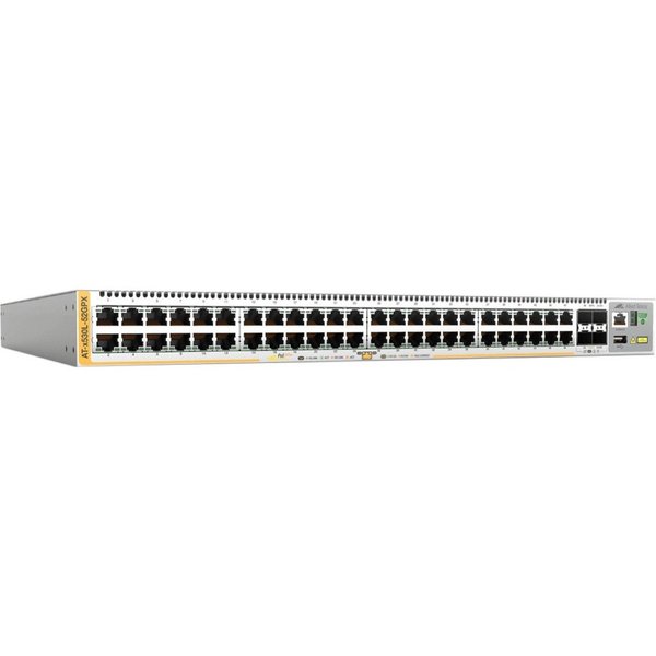 Allied Telesis 48 Port 10/100/1000T Poe+ Stackable Switch w/ 4 Sfp+ Ports AT-X530L-52GPX-10